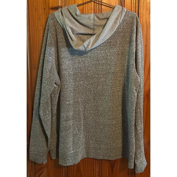 Under Armour men’s legacy fleece striped pullover hoodie gray size 2XL loose - Picture 2 of 3